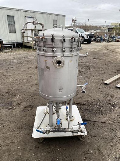 Used Used Sparkler Filters Inc. 304 stainless steel horizontal plate filter 18-S-23
