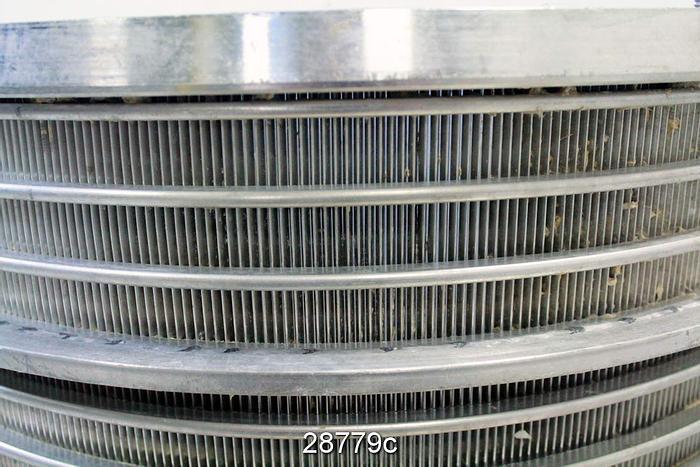 Used Voith VS 10 Slotted Pressure Screen Basket, 0.2mm Slot #28779
