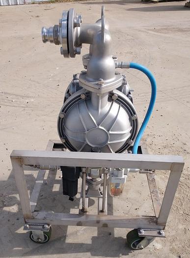 Unused Pump, Diaphragm, 2", S/st, 12" Diaphragms, On Cart #S743644
