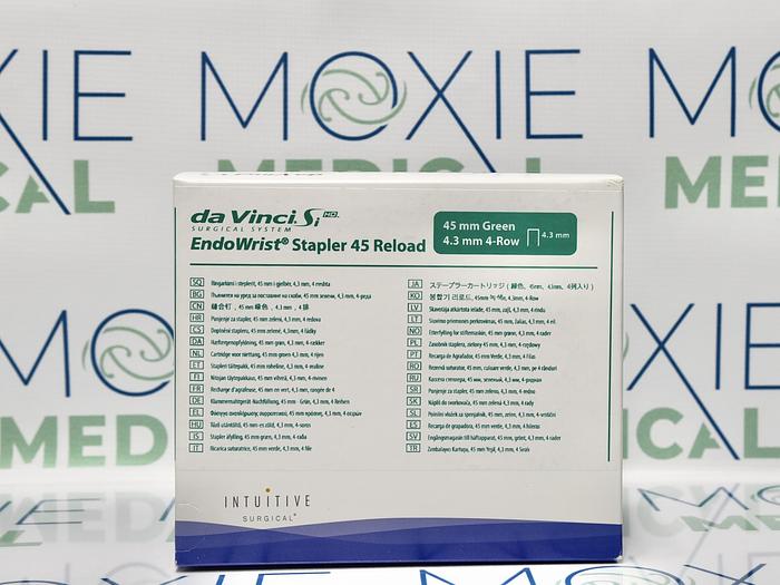 41445G: INTUITIVE SURGICAL DA VINCI SI ENDOWRIST 45MM RELOAD: 4.3MM, 4-ROW GREEN
