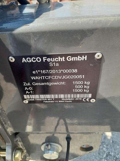 Usato VOLTAFIENO FENDT TWISTER 901 T USATO