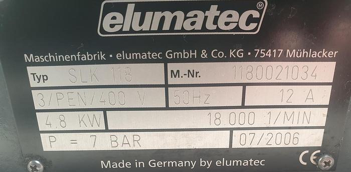 Gebraucht Bearbeitungszentrum Elumatec SLK 118