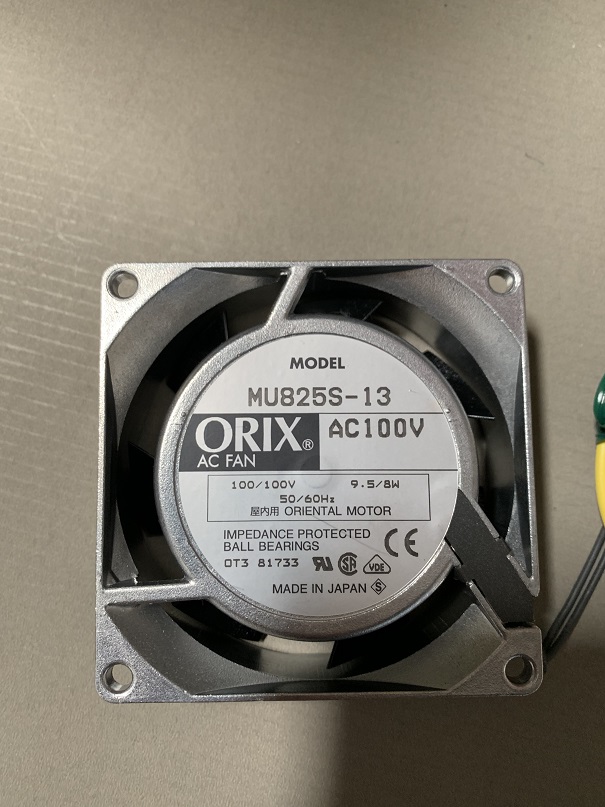 Used Oriental Motor Orix AC Fan MU825S-13