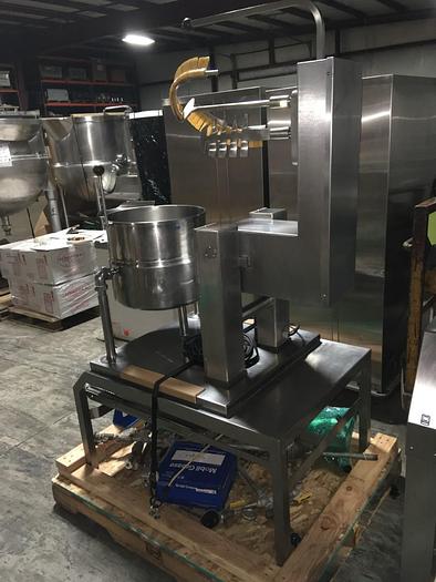 Used GROEN TDA/1-40, TA/2 40 QT. DIRECT STEAM LAB KETTLE COOKER MIXER w/ TWIN AGITATION & SCRAPE SURFACE (#785)