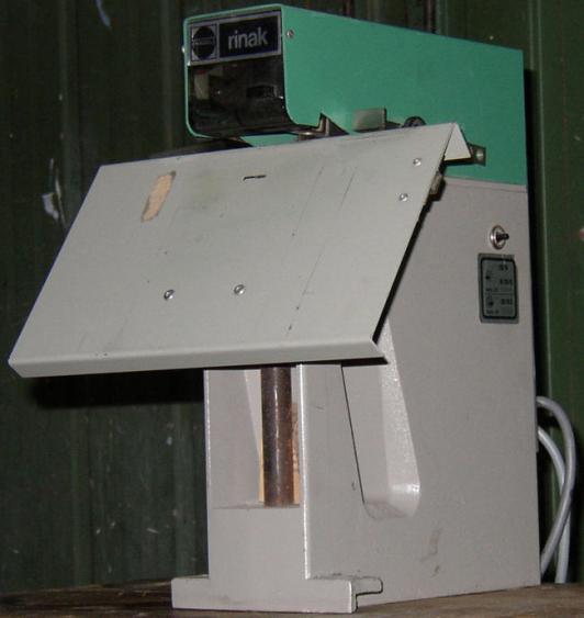 Used Ernst Nagel Rinak electric block stapler 1998