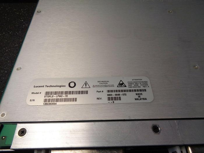Used LUCENT STGRLS-LPM2-72(0800-0948-072) PORT STINGER RT Surge Protector
