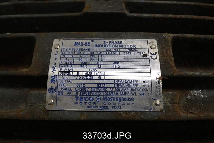 Used Rotojet Pump R11 2x2 High Pressure Pump #33703