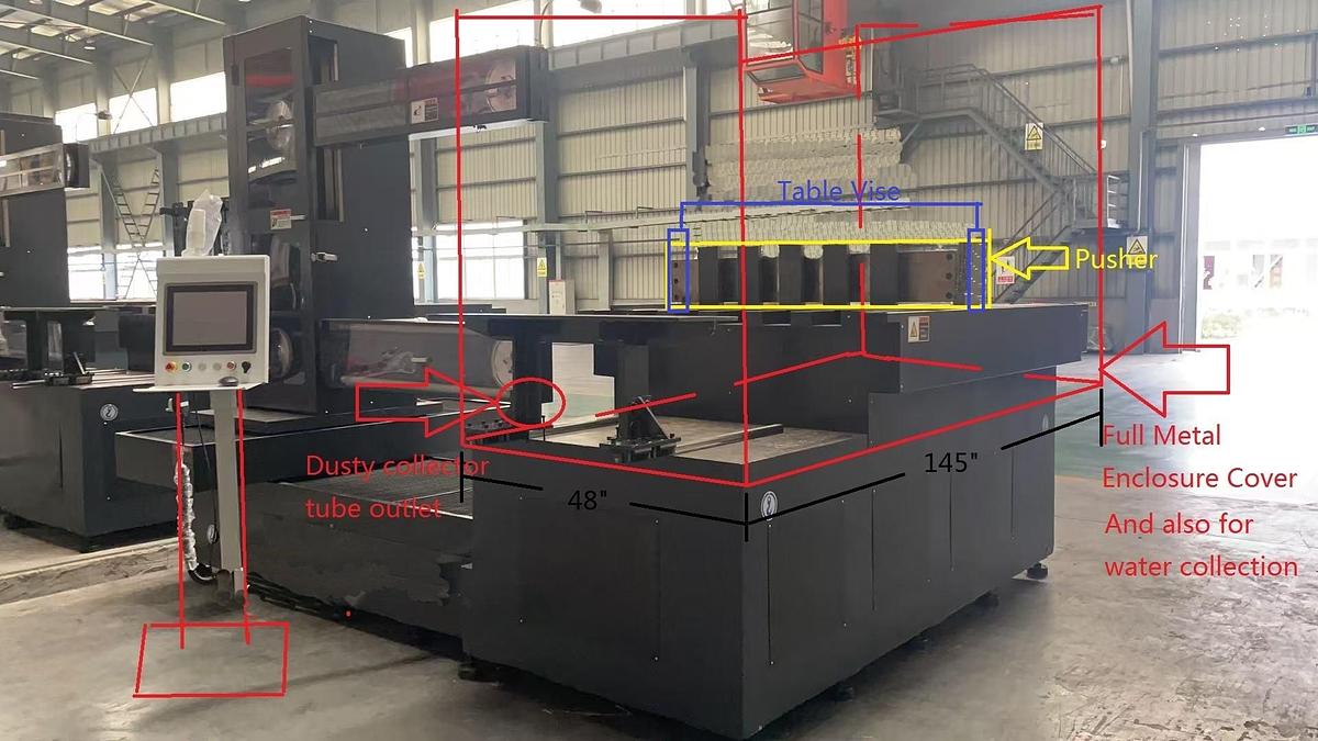 EDMMax 1800RS Abrasive Ring Saw