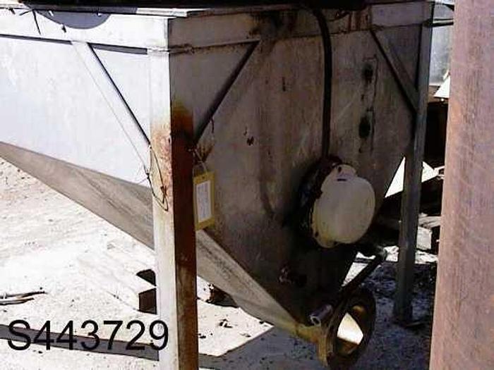 Used Hopper, 30 CF, S/st, 4' X 4' X 16", Surge Bin, #S443729