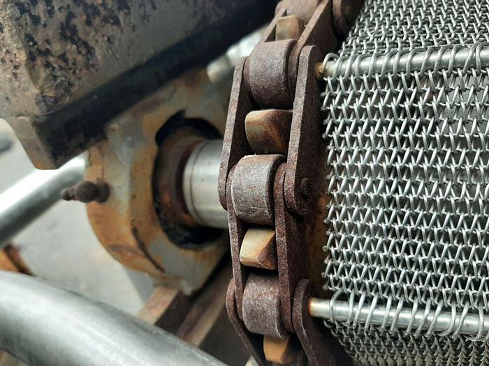 Used Cooler, Ambient, Mesh Belt, 28" X 14', 3/4 HP, S/st #S738398