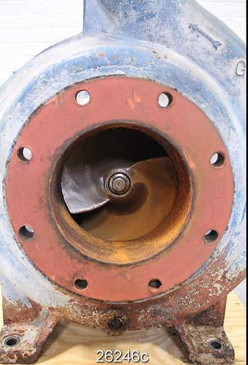 Used Goulds 3175 Pump, 6x8x18, 2/4 Vane 17.5" Impeller, Ductile Iron Casing #26246