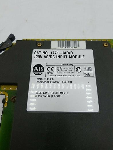 Used Allen Bradley 1771-IAD/D Input Module