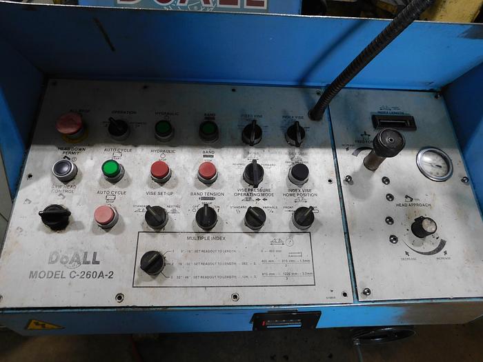Used DoAll 10" x 12" Automatic Bandsaw C260A