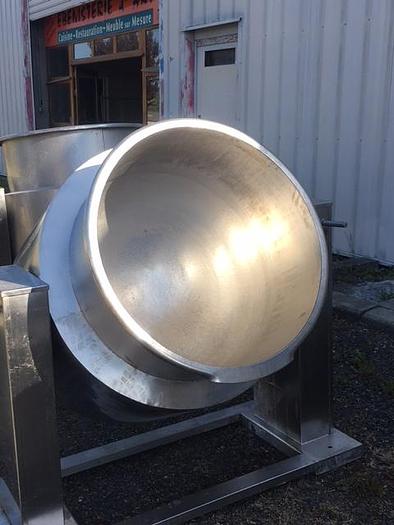 D'occasion Marmite ronde vapeur inox 300L VENDU