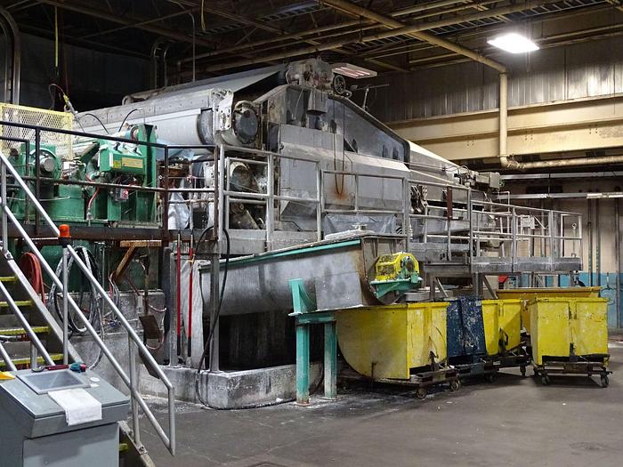 Used 122" (3.1M) TWIN WIRE WETLAP MACHINE W/ MODIFIED HEADBOX IN 2018 RATED 232 AIR DRY TONS