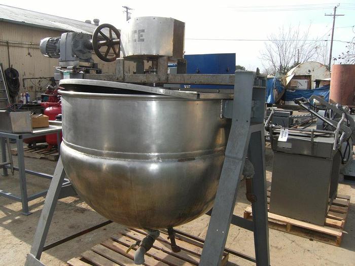 Used Kettle, 200 Gallon, 316 S/st, Jkt, Agit, Lee, #S740260