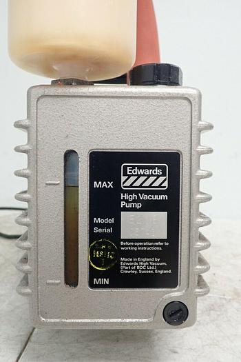 Used Edwards E2M8 Two Stage Rotary Vane High Vacuum Pump