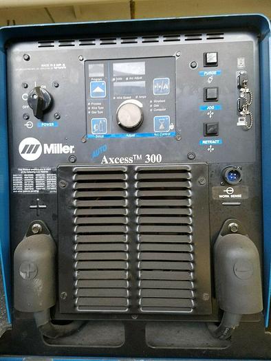 Used 2007 Acubuilt lathe welder Miller power supplies, rotating fixture allen Bradley