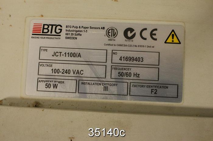 Used BTG MBT-2300 L FPM Blade Type Consistency Transmitter #35140