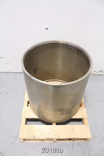 Used Ingersoll Rand 14L Pressure Screen Basket, Inner, .062" Holes, Non-Profiled, Good Condition #20188