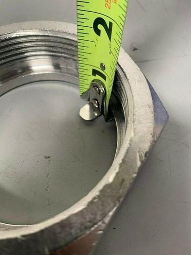 Used 3.5" Stainless Steel Hex Nut for endcap