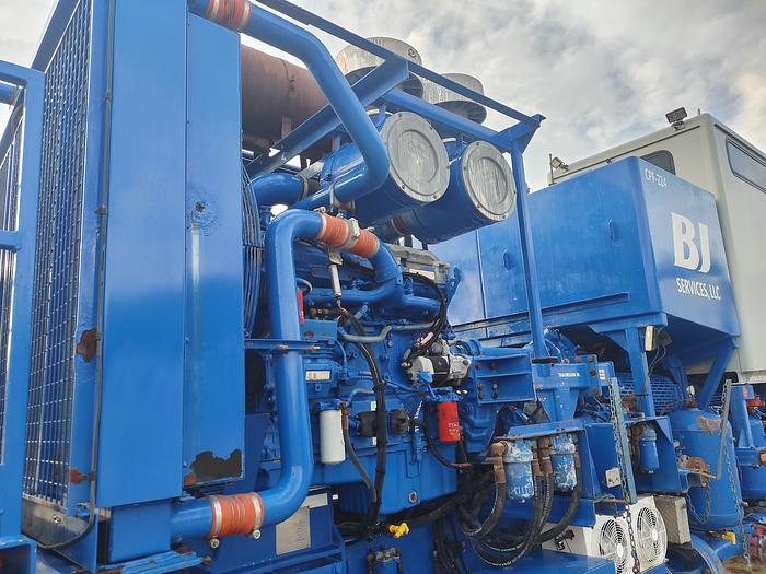 Used 2014 Cement Double Pump Trailer, BJ