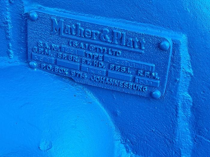 Used MATHER & PLATT PUMPS