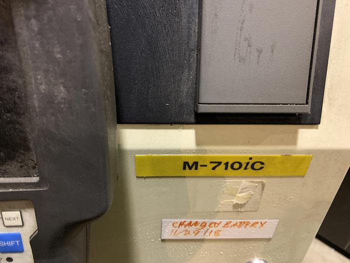 Used FANUC M710iC/50 6 AXIS CNC ROBOT WITH R30iA CONTROLLER AND VISION CONNECTIONS