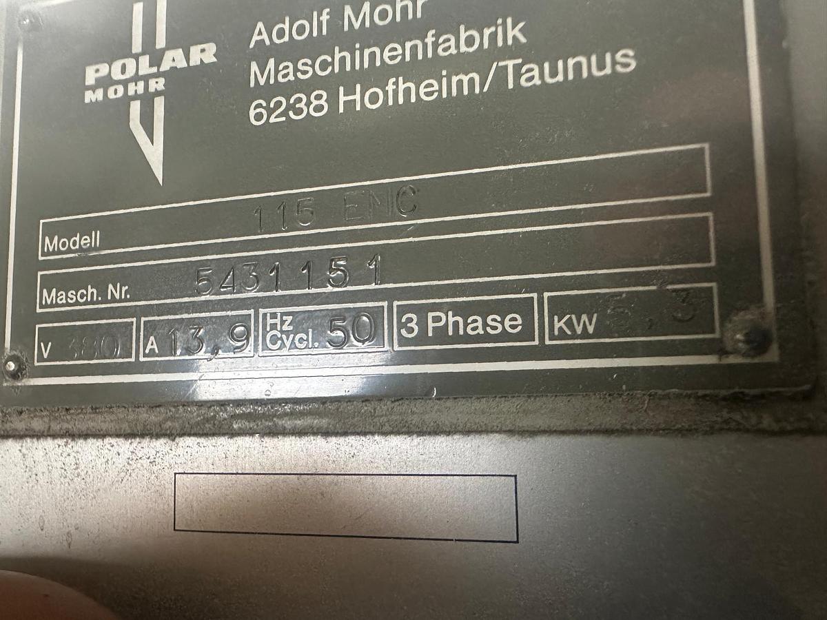 Gebraucht 1984 Polar Mohr 115 EMC