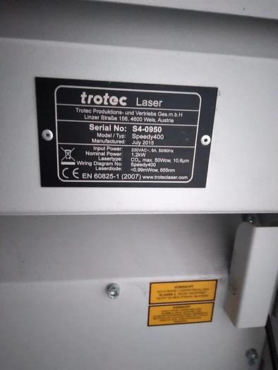 Gebraucht 2015 Trotec Laser Speedy 400