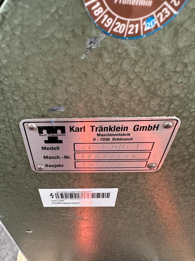 Gebraucht 1988 Tränklein ZP-COMBI