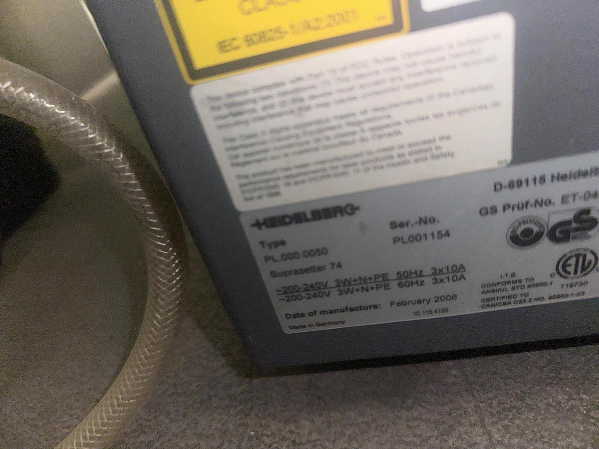 Gebraucht 2006 Heidelberg Suprasetter 74
