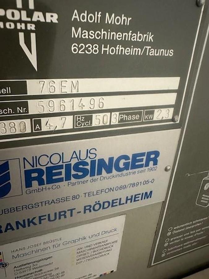 Gebraucht 1989 Polar Mohr