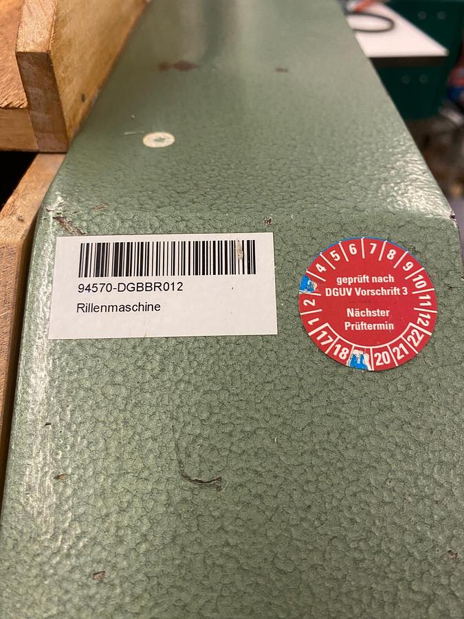 Gebraucht Foellmer Rillmaschine