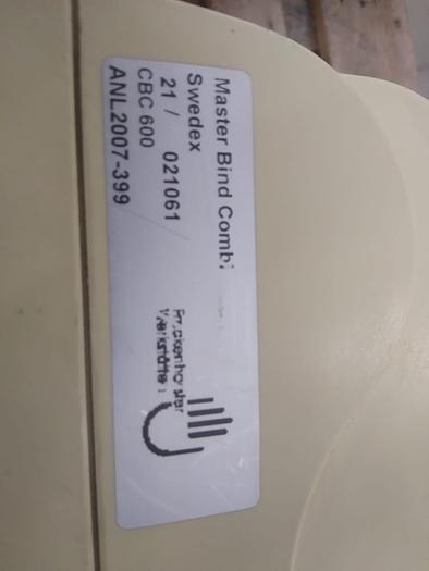 Gebraucht SWEDEX master-bind combi CBC600