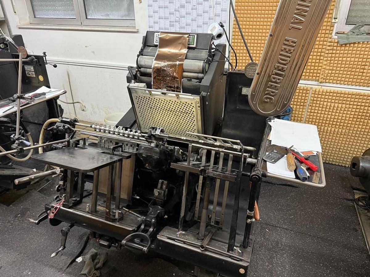 Gebraucht 1964 Heidelberg A3 Tiegel mit Heißfolienprägeeinrichtung