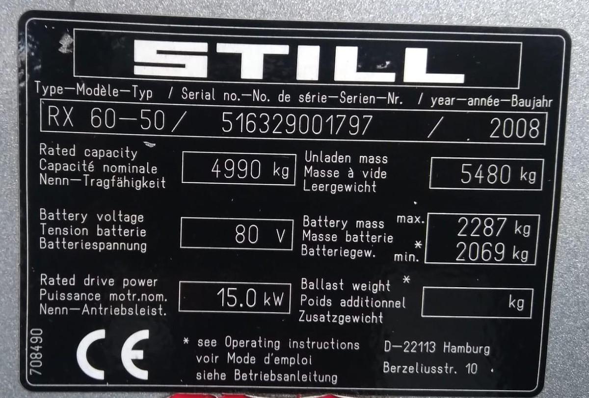 Gebraucht 2008 Still RX 60-50