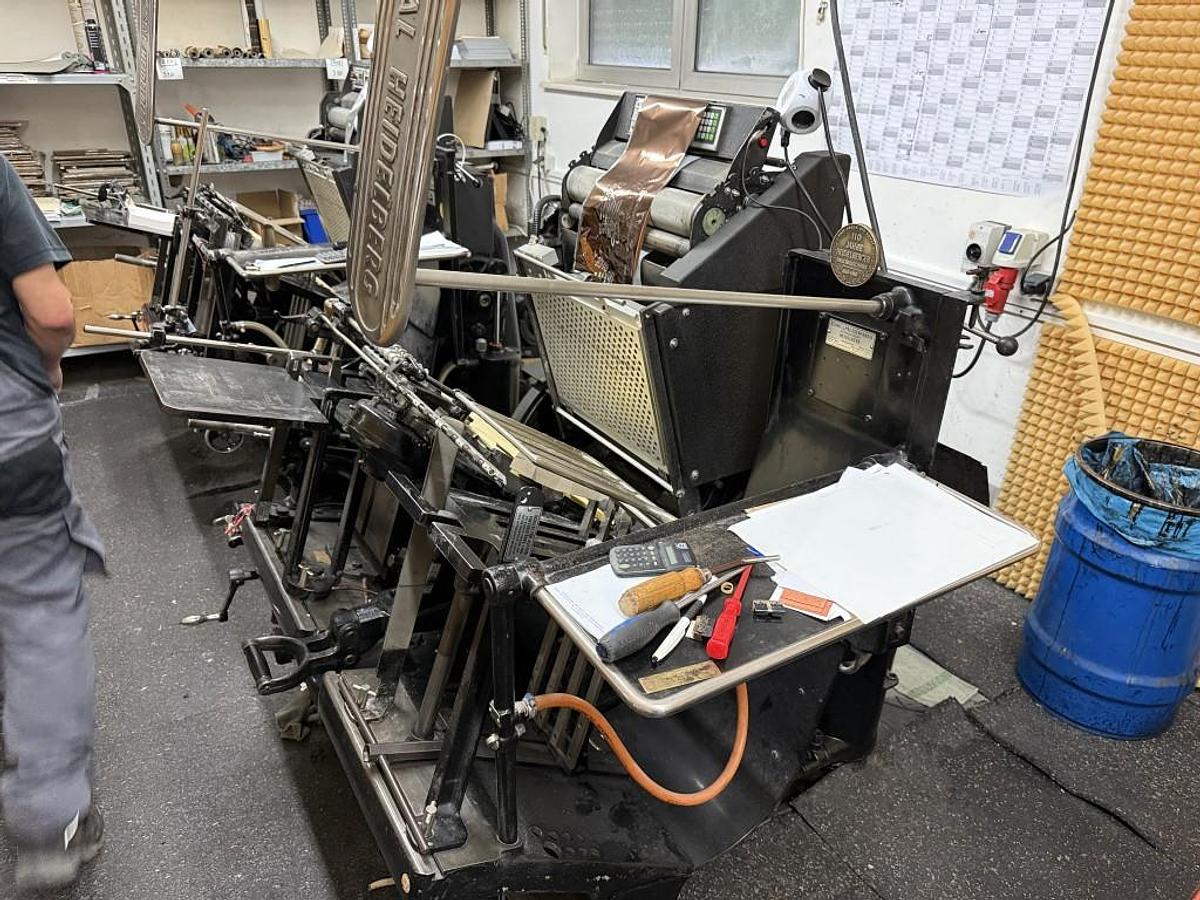 Gebraucht 1964 Heidelberg A3 Tiegel mit Heißfolienprägeeinrichtung
