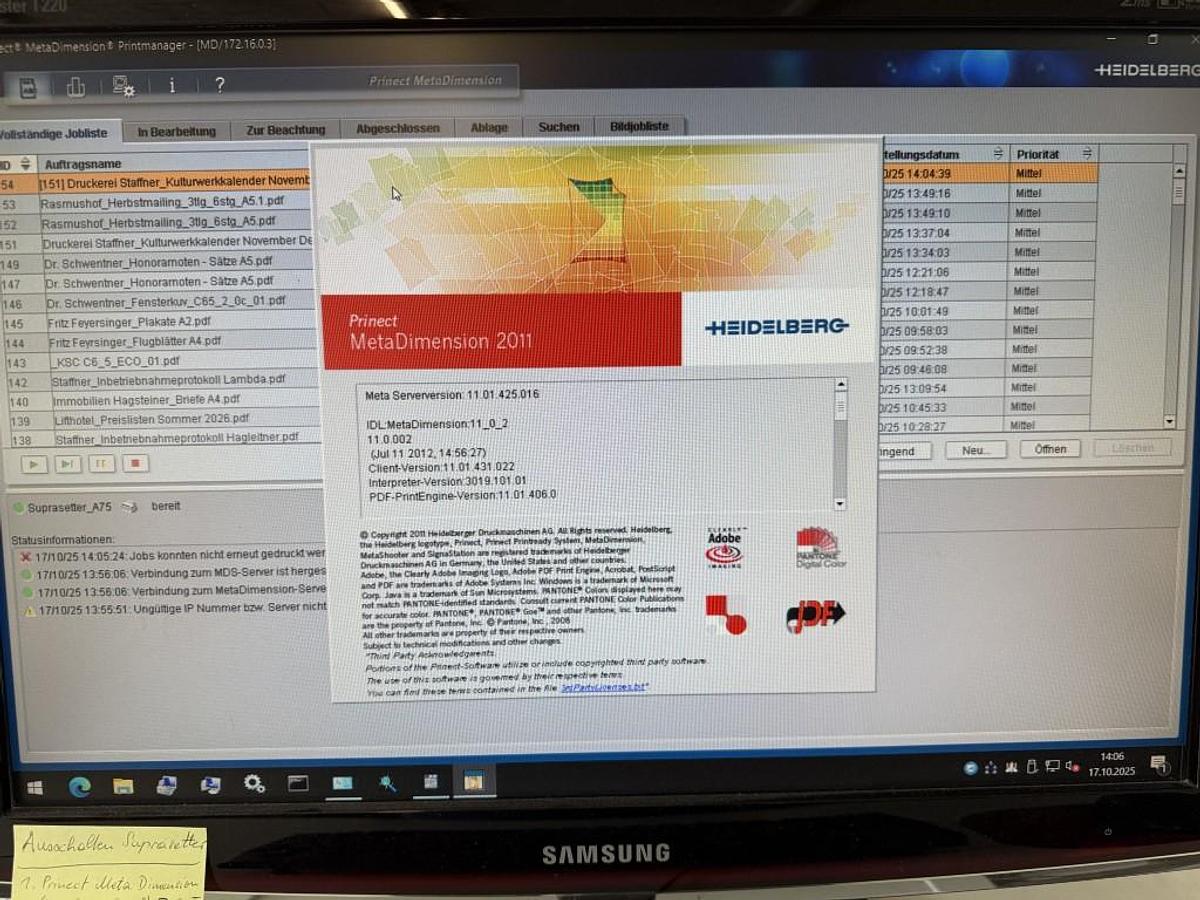 Gebraucht 2007 Heidelberg Suprasetter A52/A74 CTP