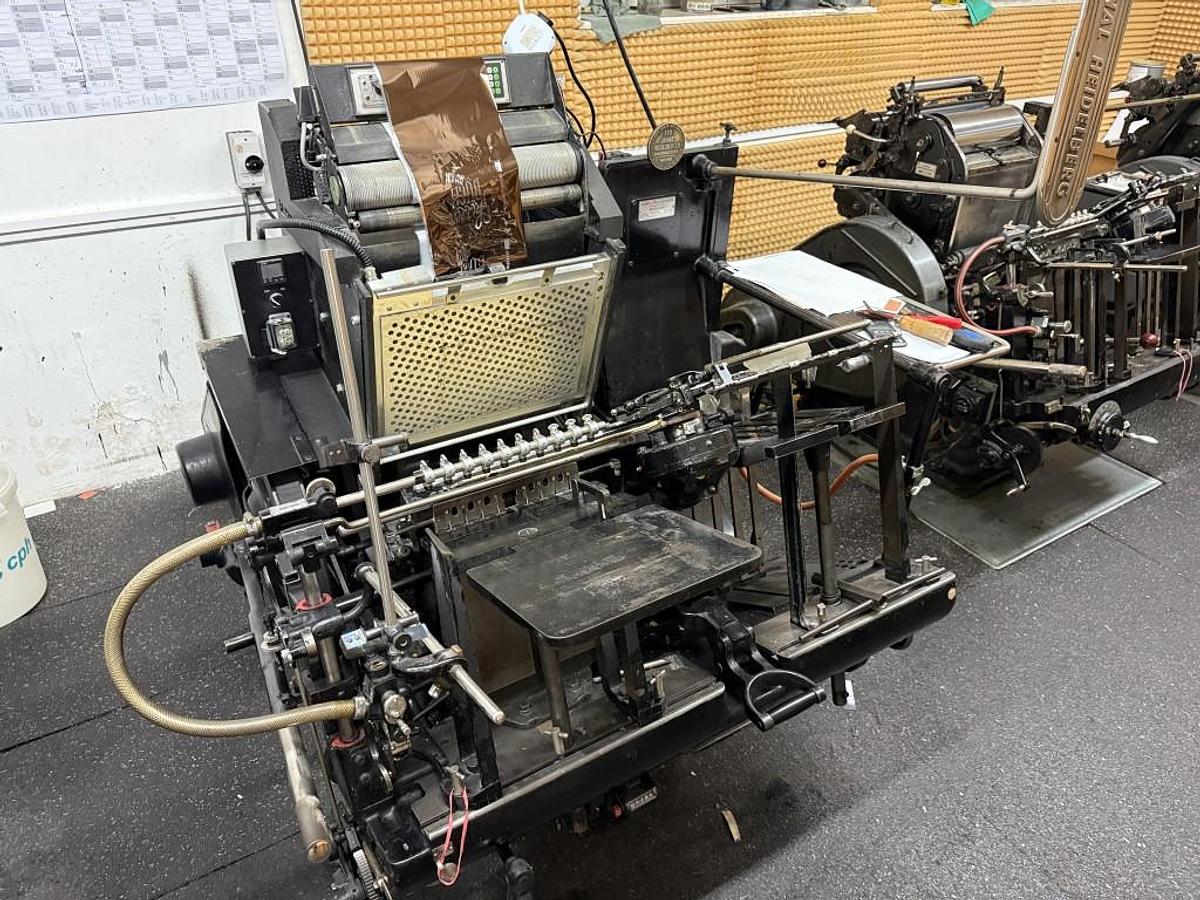 Gebraucht 1964 Heidelberg A3 Tiegel mit Heißfolienprägeeinrichtung