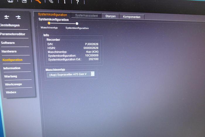 Gebraucht 2015 Heidelberg Suprasetter A75 Gen III