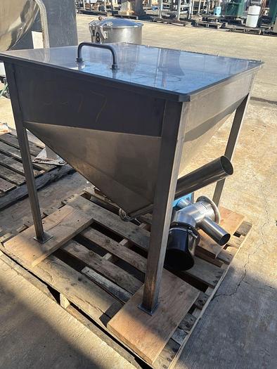 Used Conveyor, Flexible Screw, 3" x 10.5', S/st, AFC Spiralfeeder #S744890