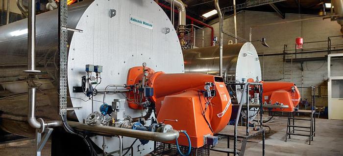Used BABCOCK WANSON steam boiler