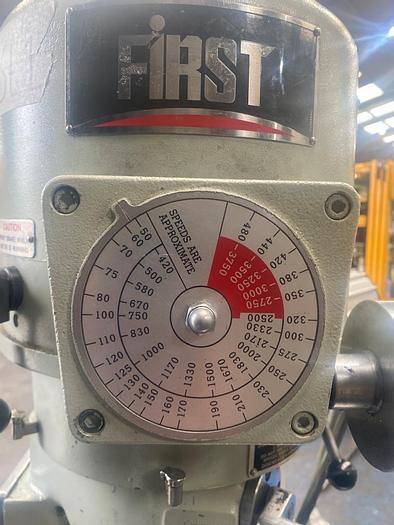 Used 2014 First LC1-1/2 VS Manual Tirret Milling Machine