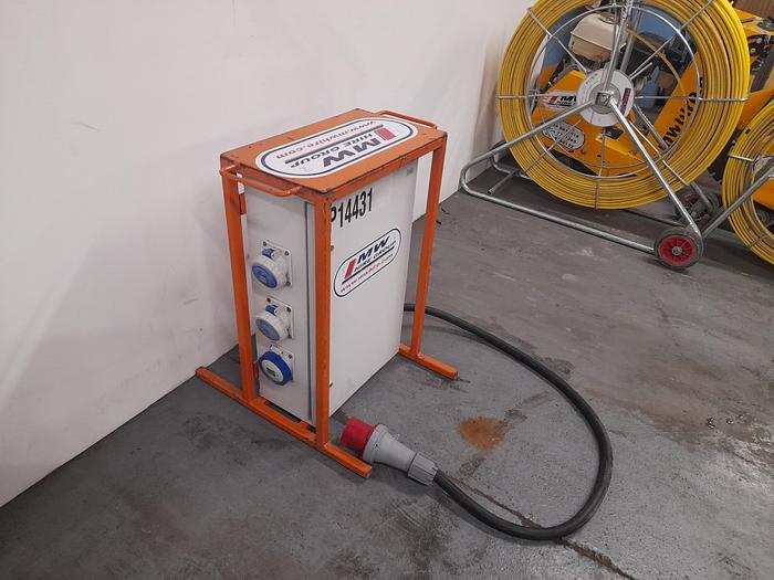 Used Site Distribution Boards 63A 3 Phase Input with Single Phase 32A and 16A Sockets