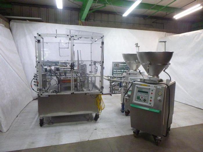 Used Complete Filling Line; World Cup Filler, (2) Vemag Robbies and Lidder