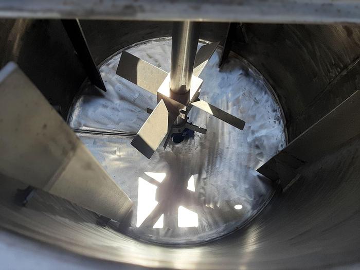 Used Tank, 45 Gallon, 304 S/st, Jkt, Agit, FT/CB #S744716