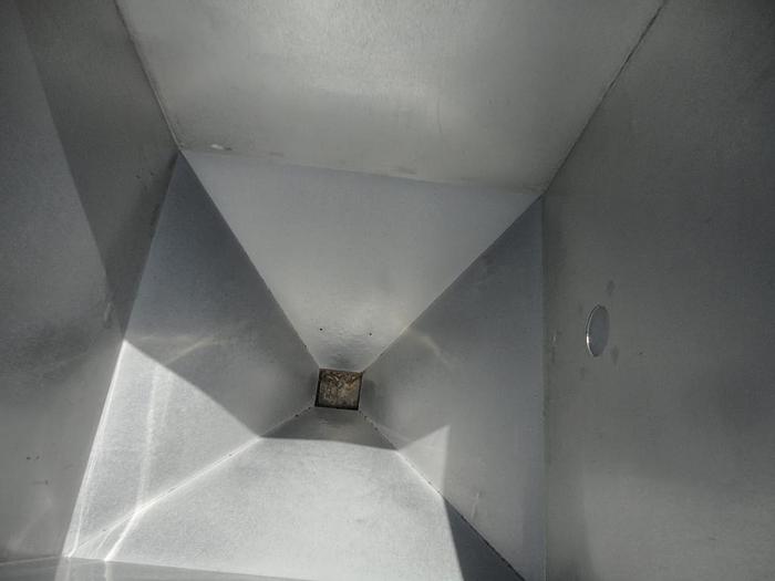 Used Hopper, 160 CF, S/st, Portable, (2) #S740452