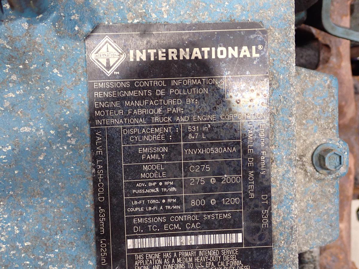 Used 2000 International DT530E Diesel Engine LOW MILES!