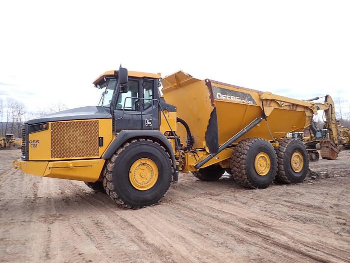 Used 2019 John Deere 460E Articulated Haul Truck CLEAN! 46 Ton Tailgate Bed Liner